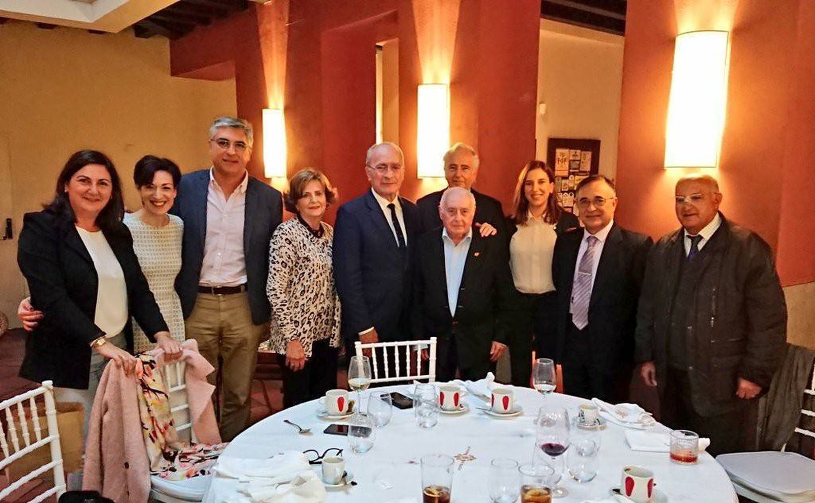 Equipo de la Fundación Musical de Málaga en el cierre de año.
