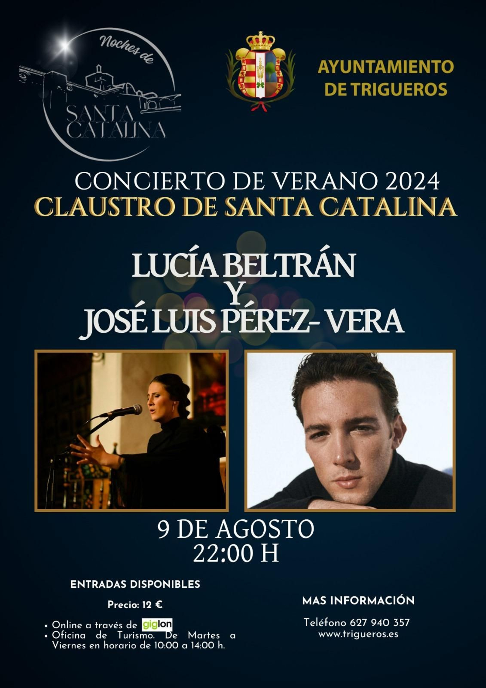 Cartel del concierto de verano.