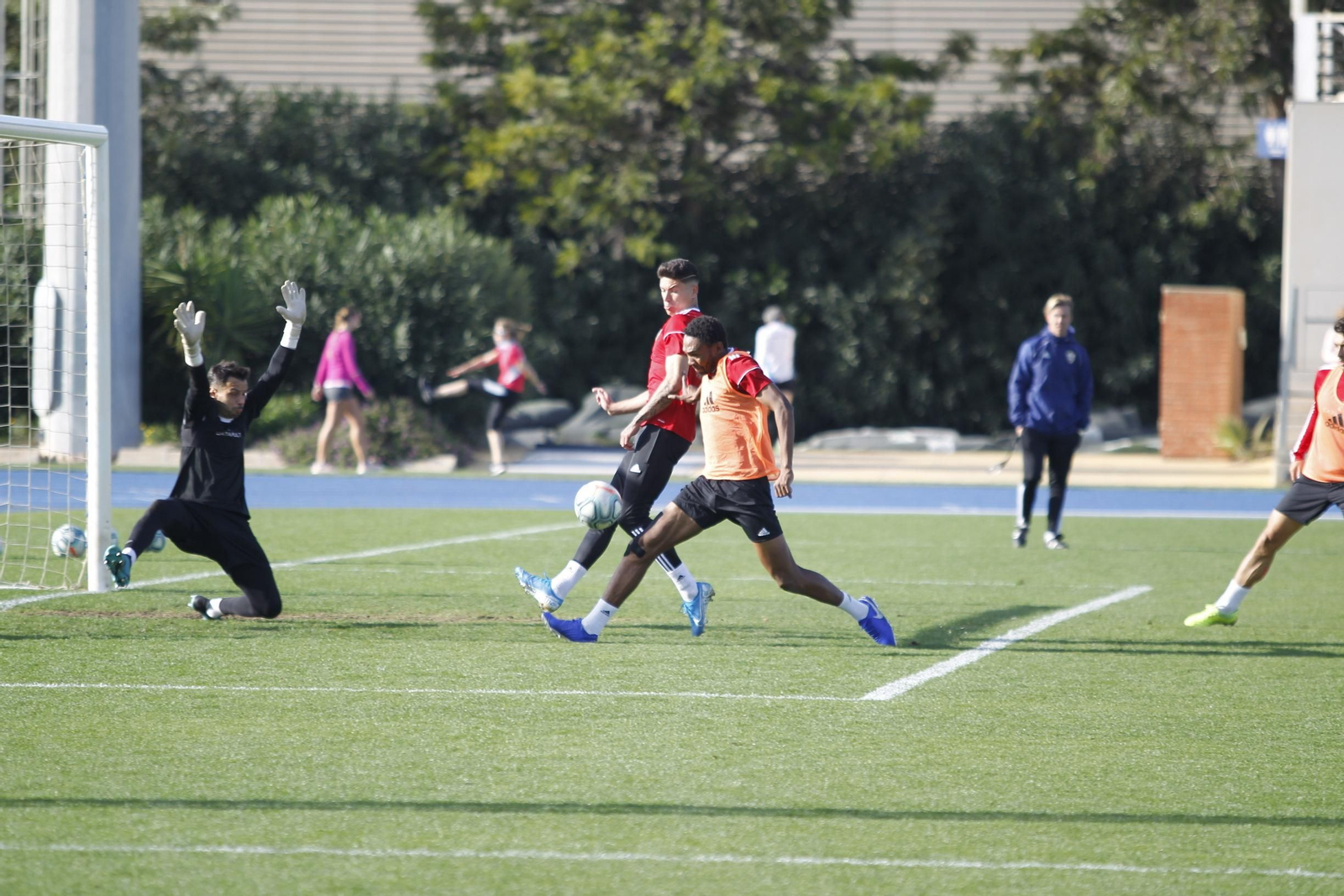 Fotogalería del entrenamiento de la UDA, 6-XII