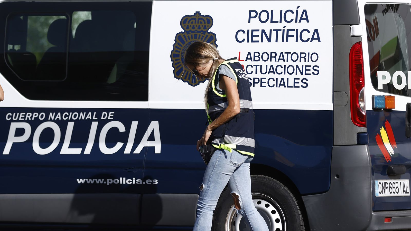 Muere un operario en un accidente laboral, todas las imágenes