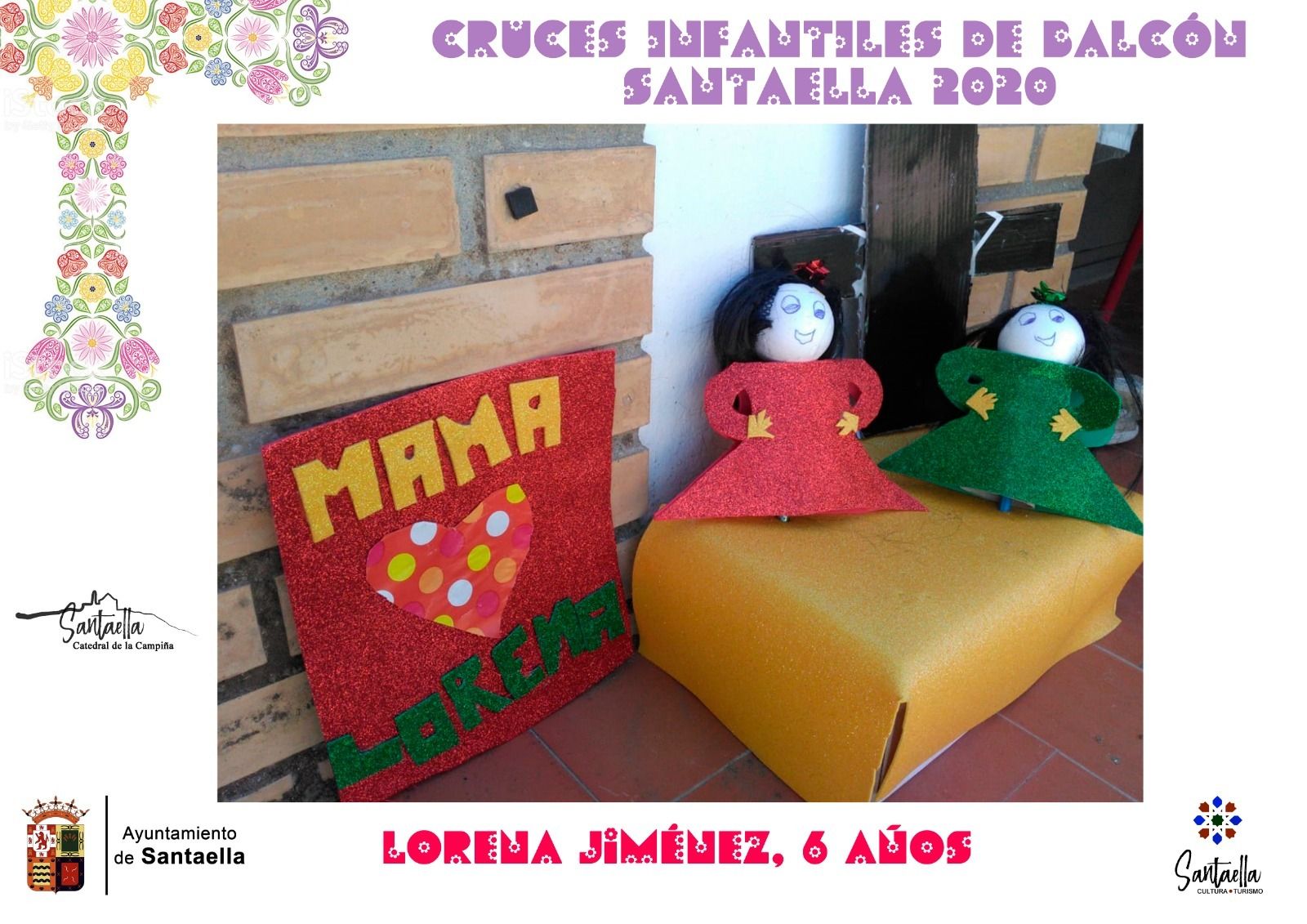 Así son las Cruces de Mayo de los niños de Santaella