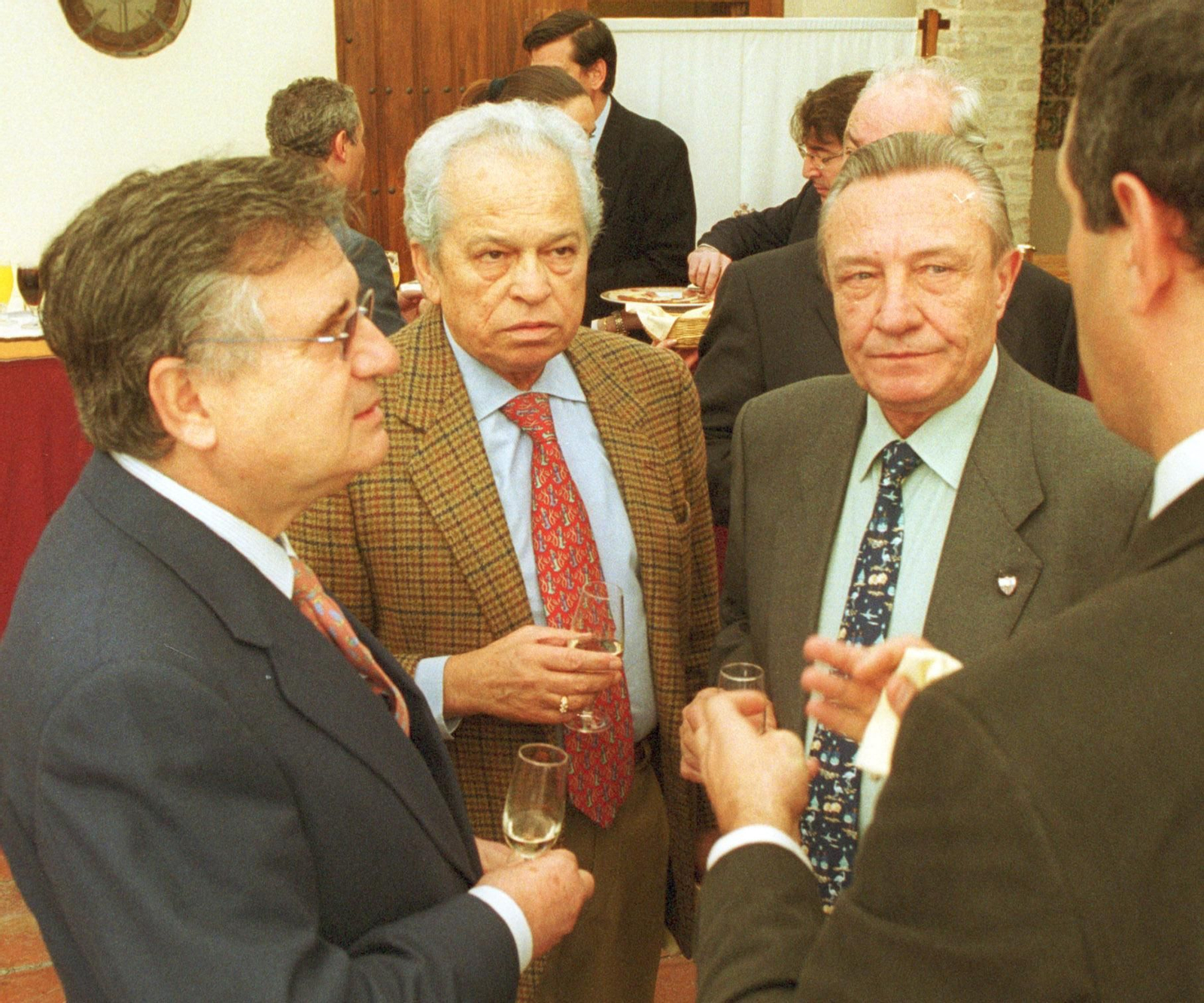 Junto a Rafael Carrión y Luis Cuervas, otro ex presidente del Sevilla FC