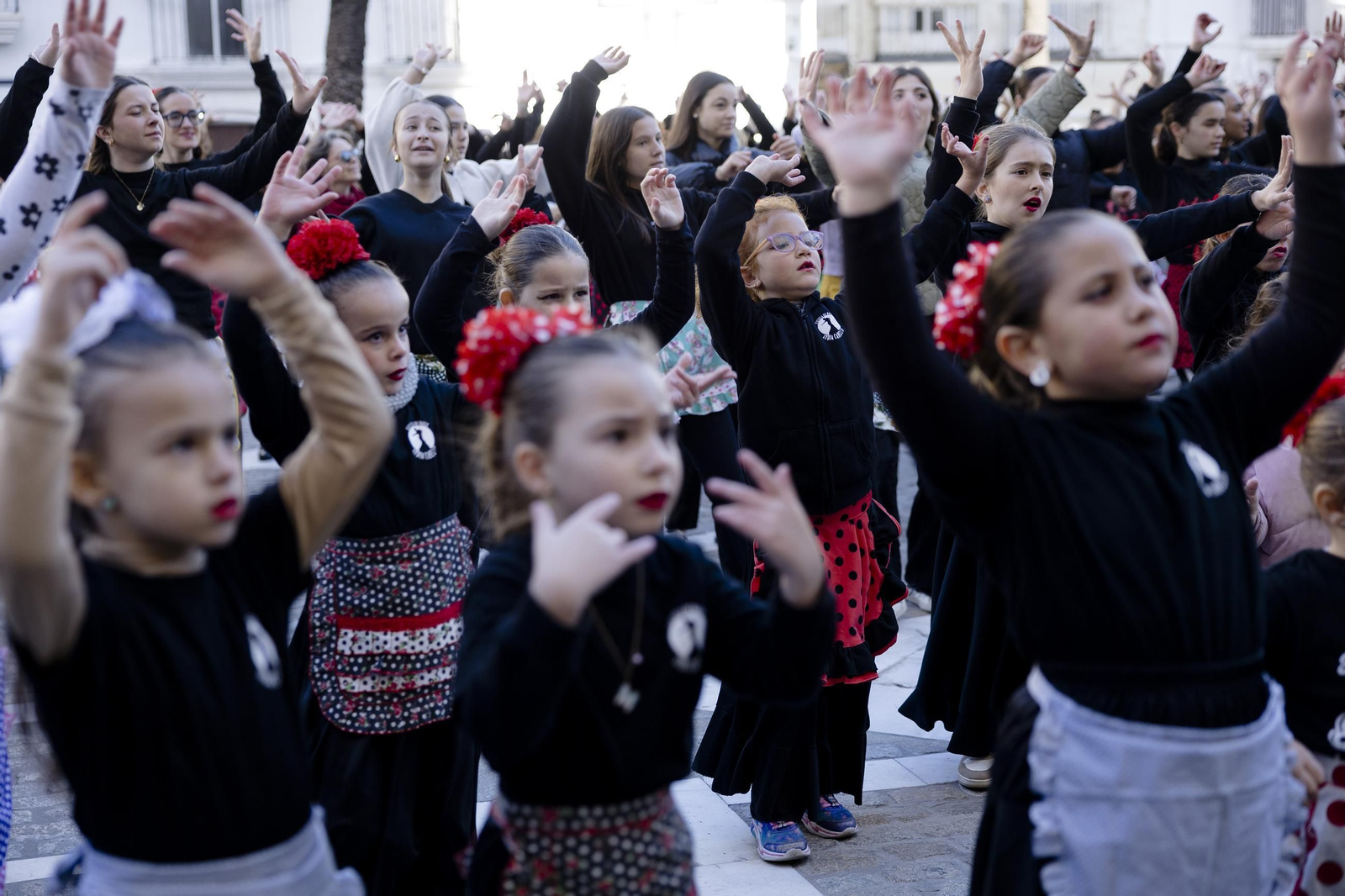 Búscate en las imágenes del flashmob del Día del Flamenco