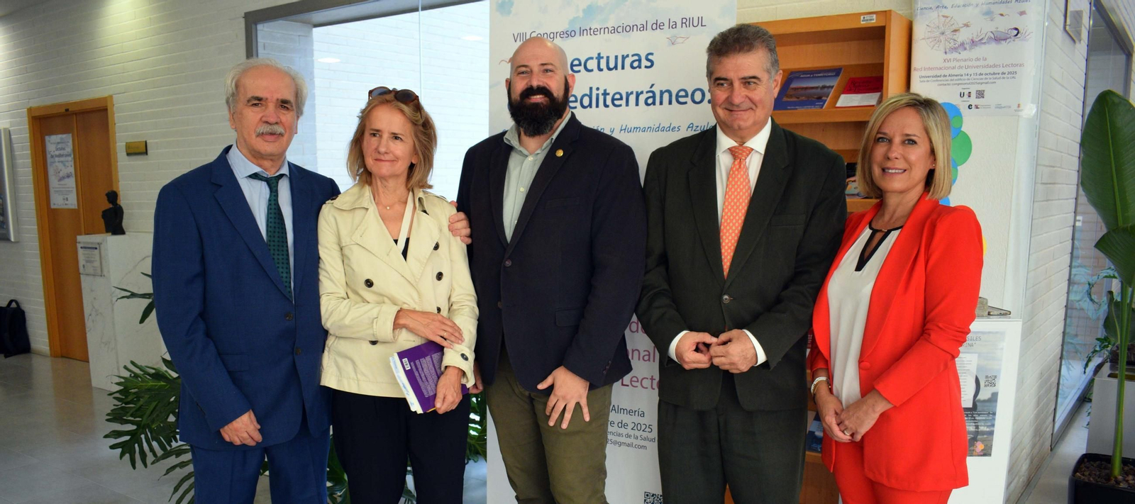 Eloy Martos Núñez, Mar Campos Fernández-Figares, Miguel Pérez Valls, Antonio Posadas Chinchilla y Amalia Martín Giménez.