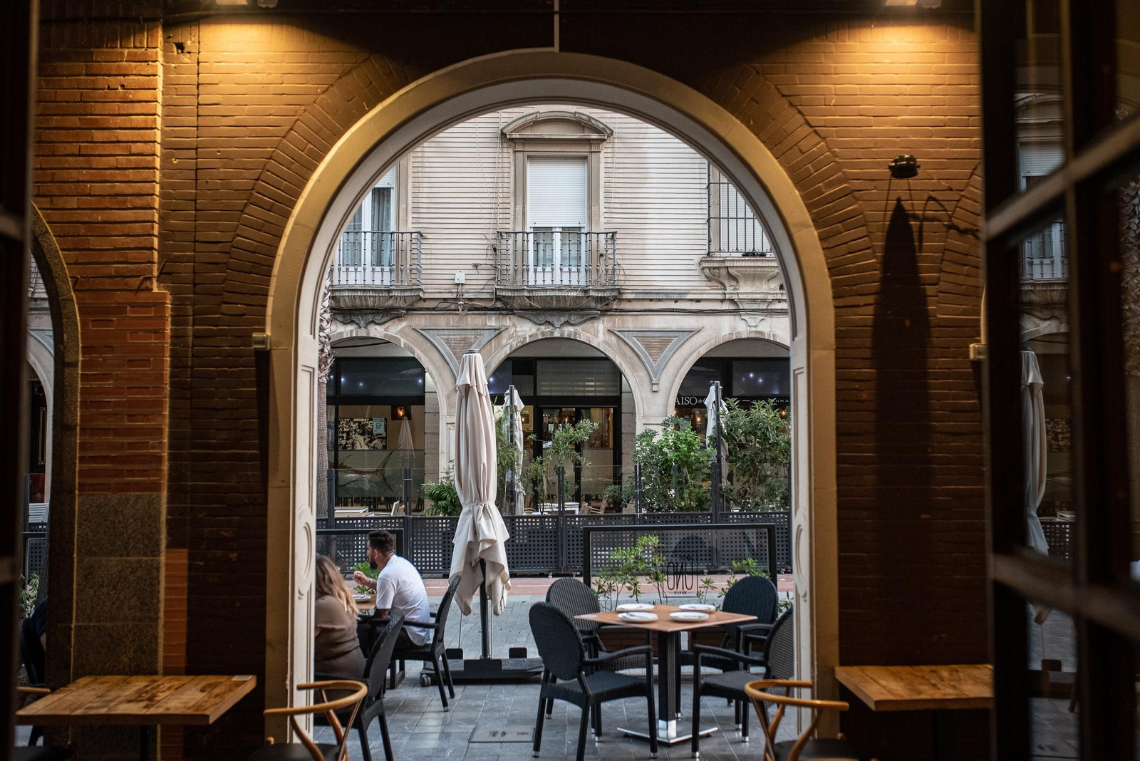 Comer junto a la Plaza de las Monjas