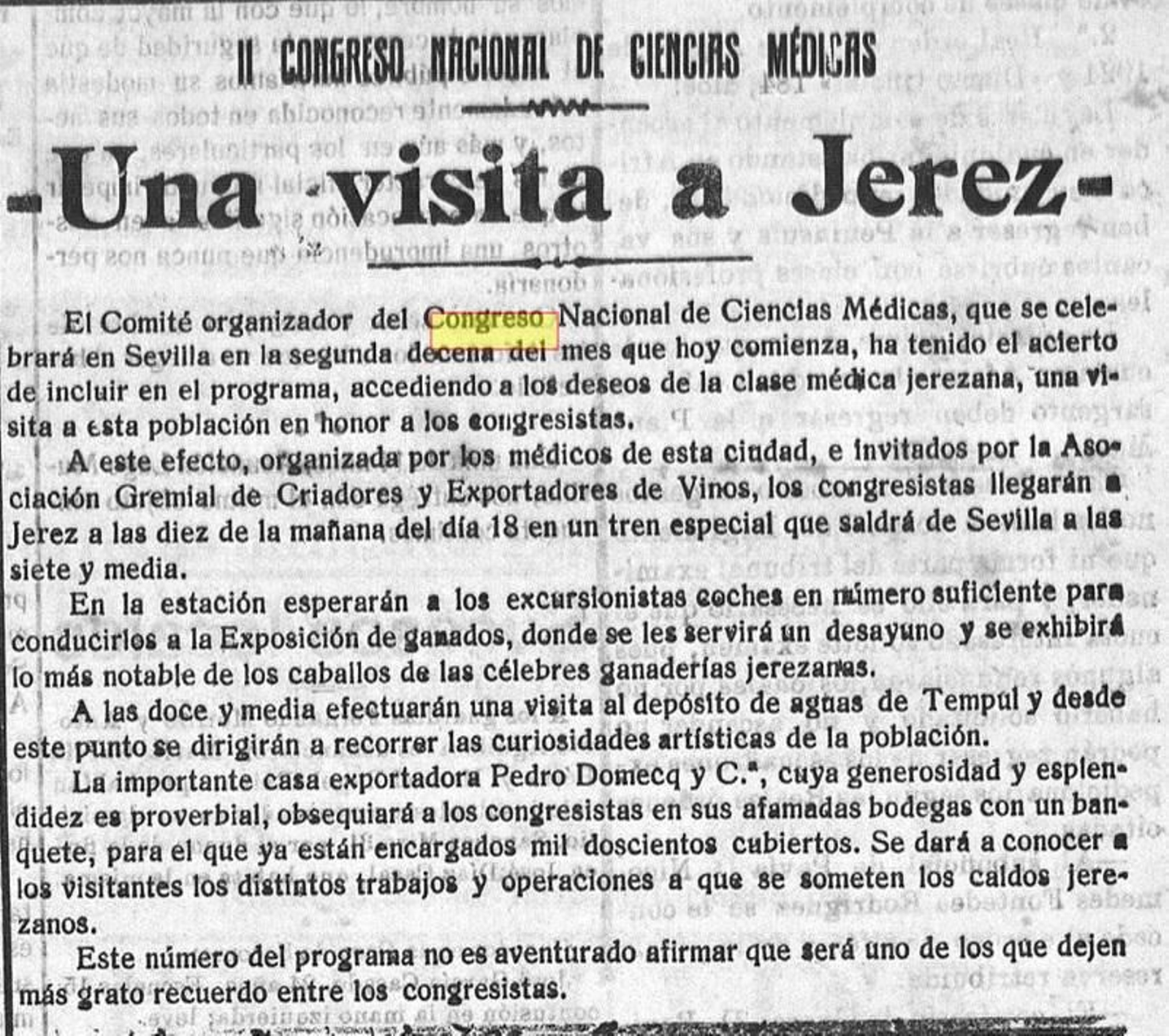 Portada de El Guadalete, 1 de octubre de 1924. Portada de El Guadalete, 1 de octubre de 1924.
