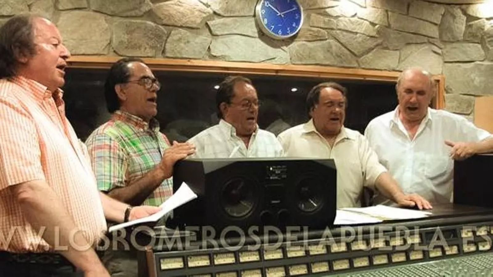 Juan Díaz, Faustino Cabello, Manolo Cabello, José Angulo y José Manuel Moya.