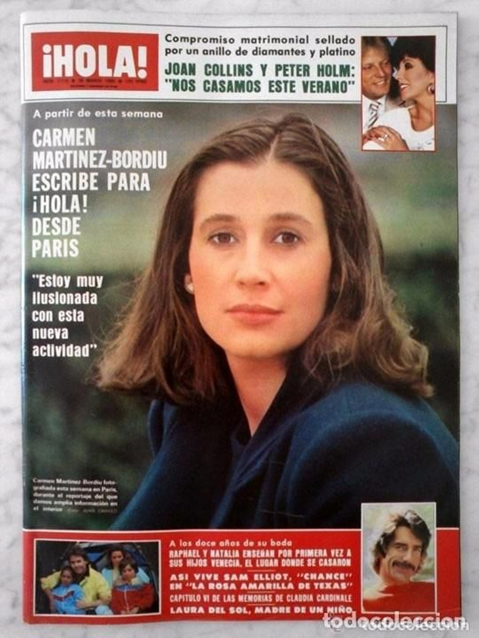 Portada de '¡Hola!' cuando Carmencita era joven.