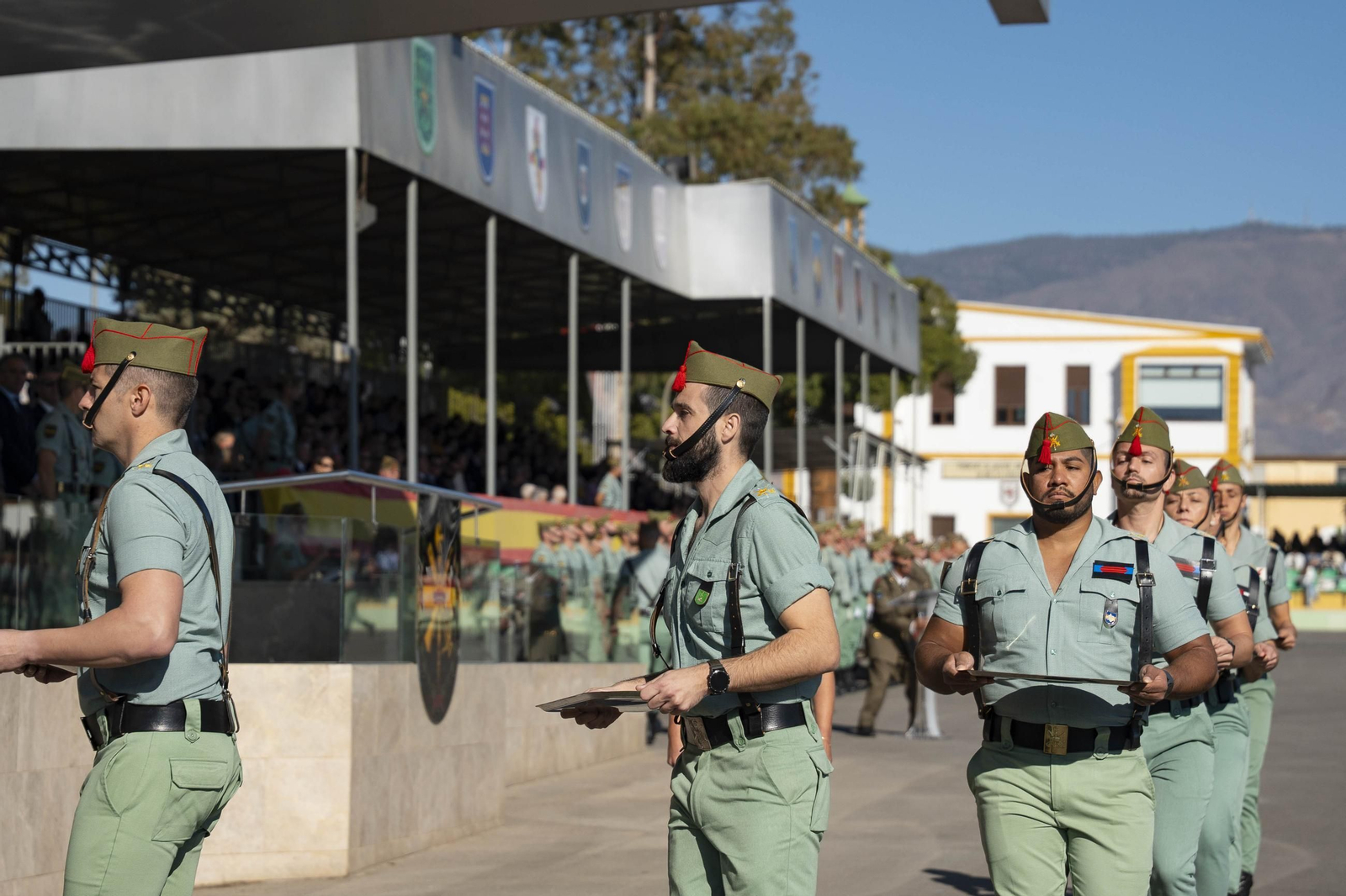 Así conmemora el día de la Inmaculada Concepción la Brigada de la Legión en Almería y despide al contingente que parte a Eslovaquia