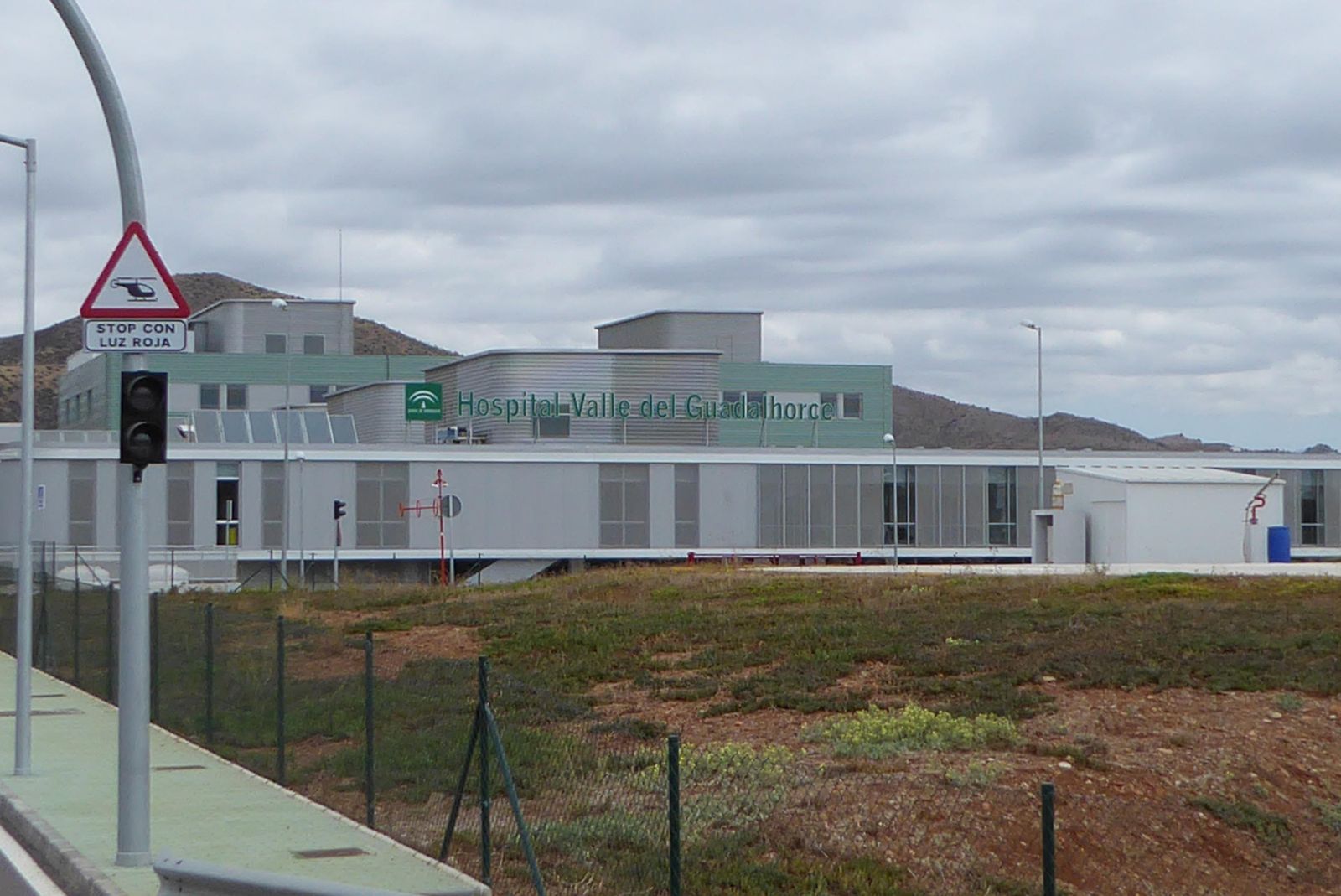 Edificio del Hospital del Guadalhorce, ubicado en el término de Cártama.