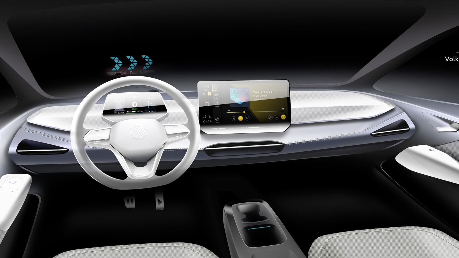 Entre los cambios del restyling estará una pantalla central de mayor tamaño que la actual. También el nuevo reposabrazos central.