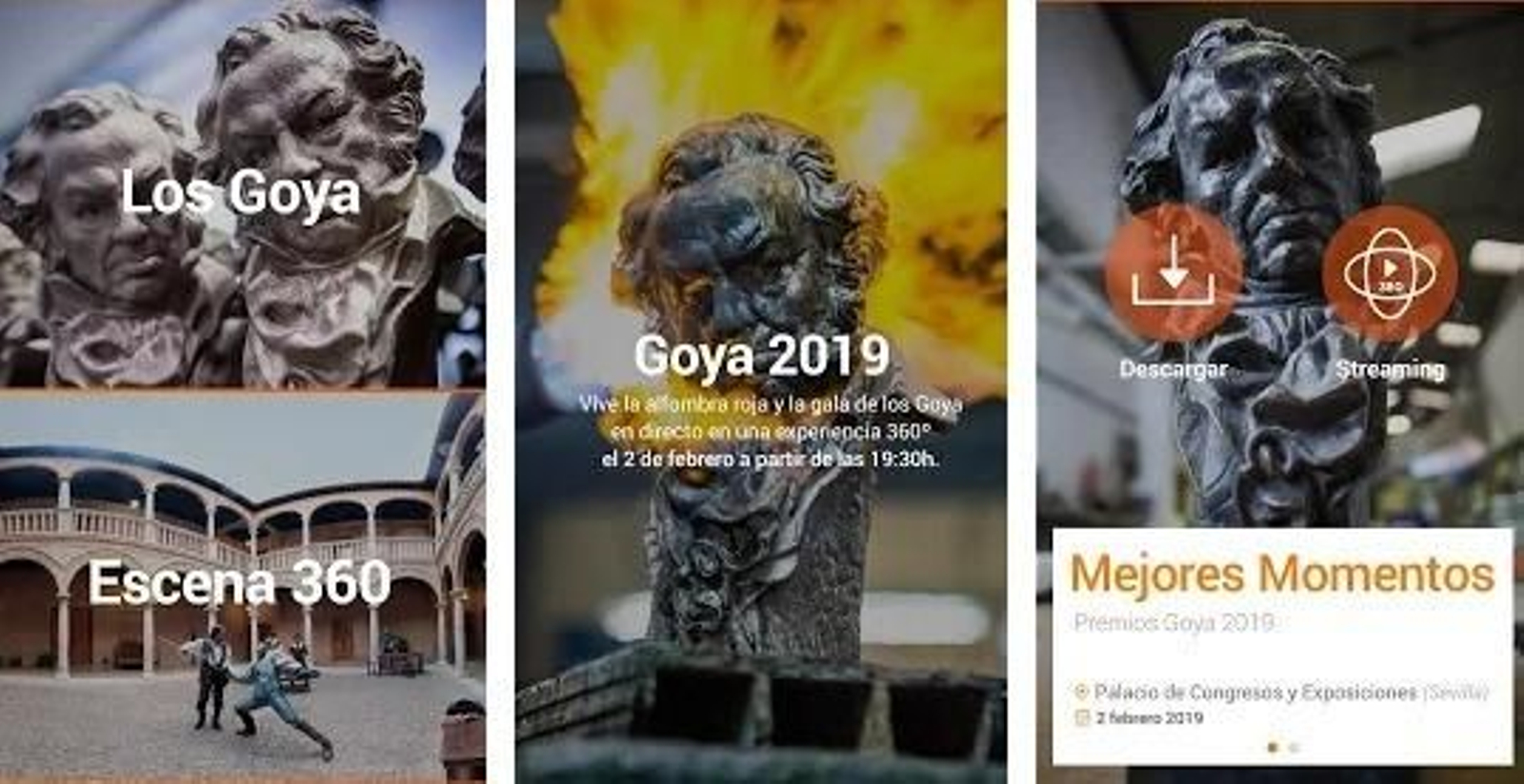 La gala de los Premios Goya en Sevilla, la primera en emitirse en realidad Virtual