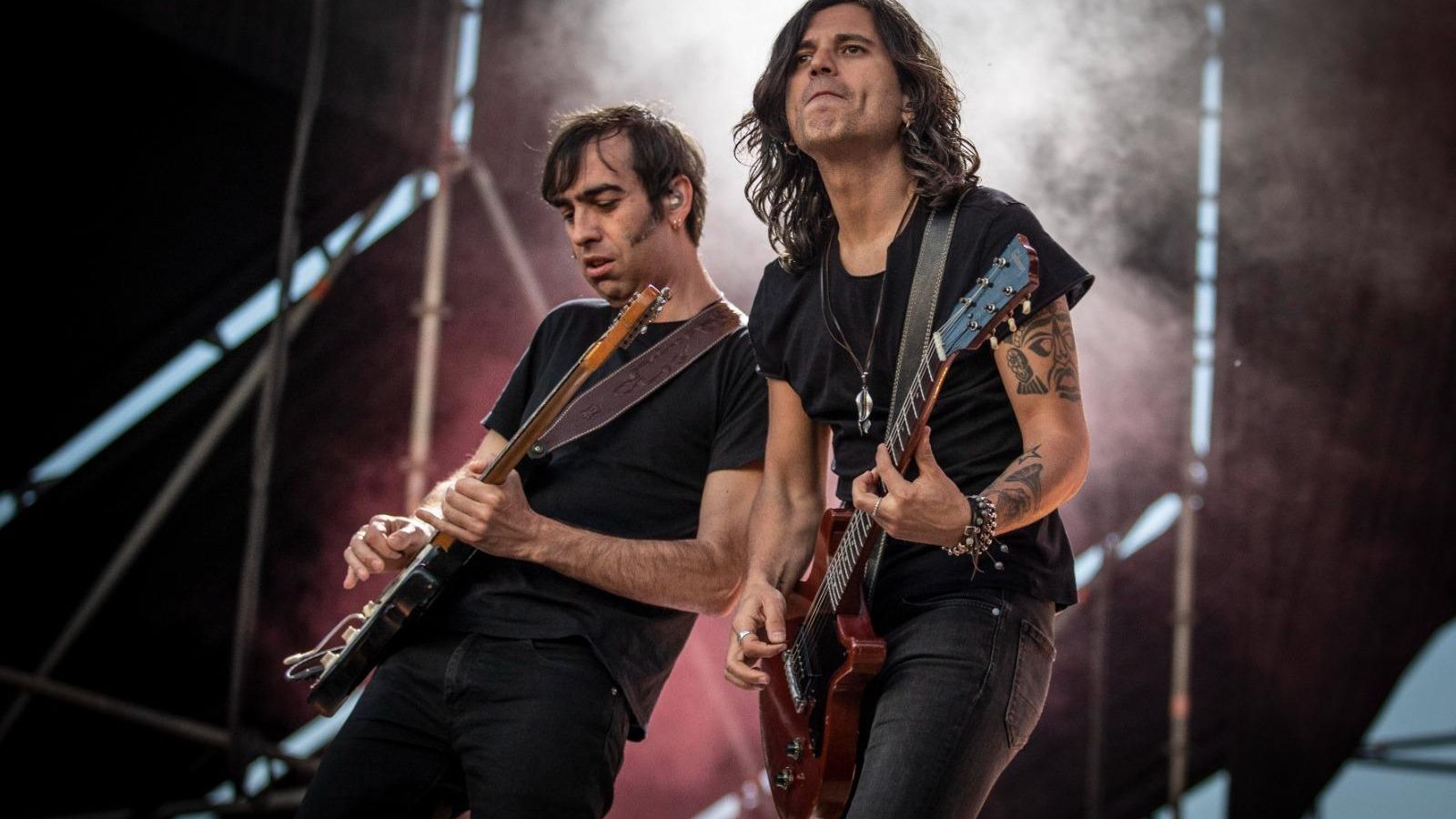 Rulo y la Contrabanda durante un momento de la actuación