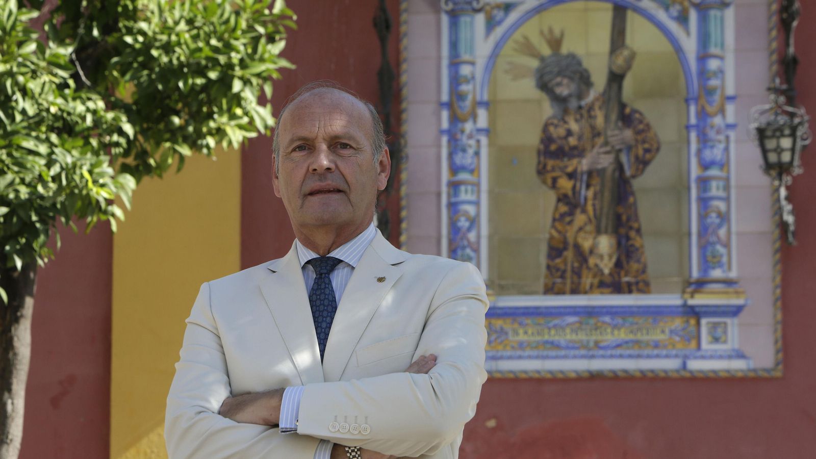 El hermano mayor del Gran Poder, Ignacio Soro.