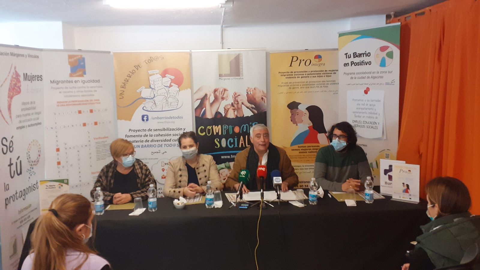 De izquierda a derecha: Margot Pinelo, Paula Conesa, Francisco Mena y Enrique Durán.