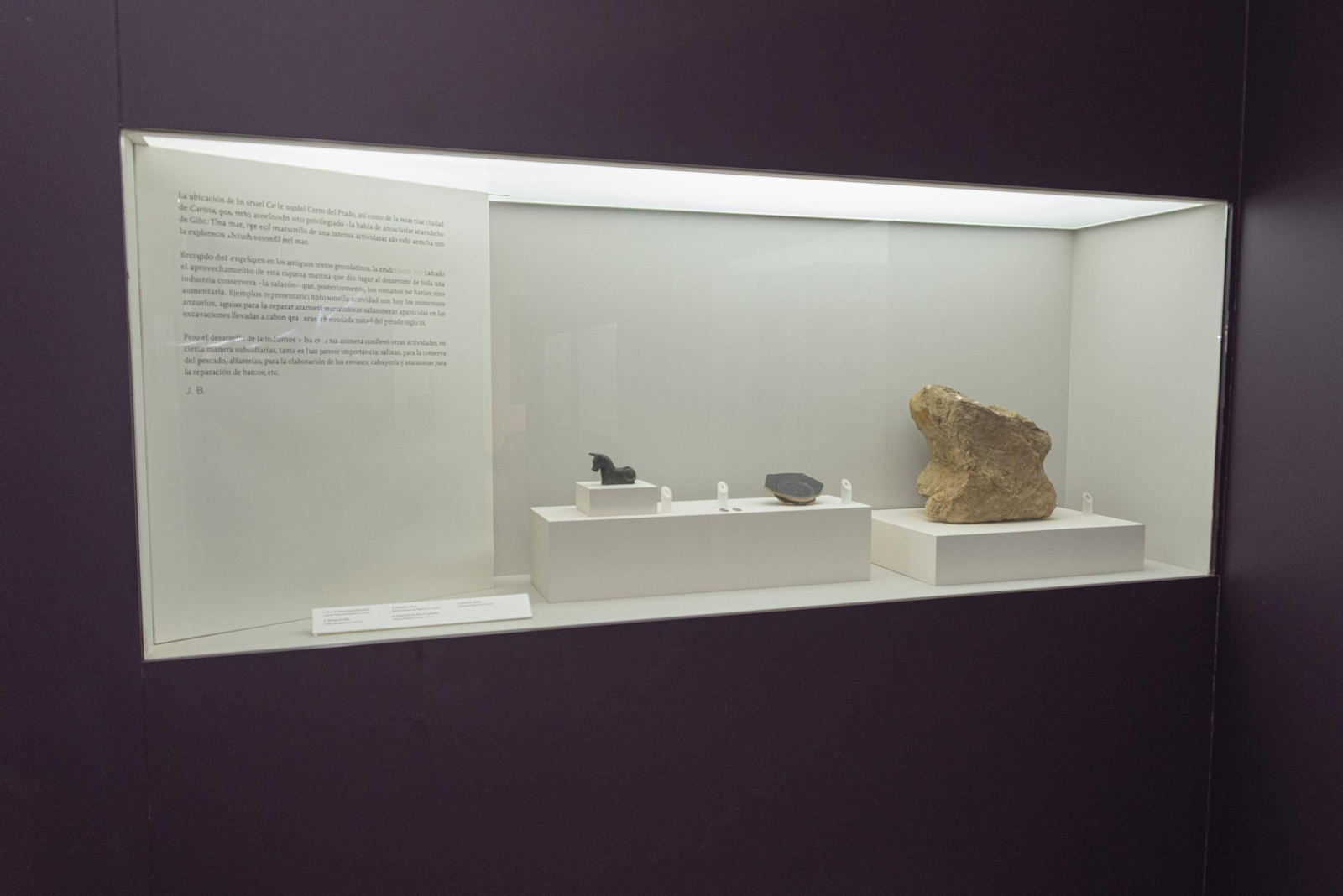 Fotos de la exposición permanente de Carteia en el Museo Municipal de San Roque