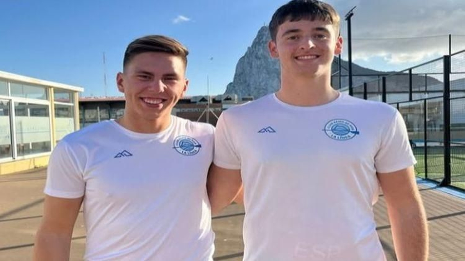 Alfredo Mena y Nico Díaz, del Club de Remo de Mar de La Línea