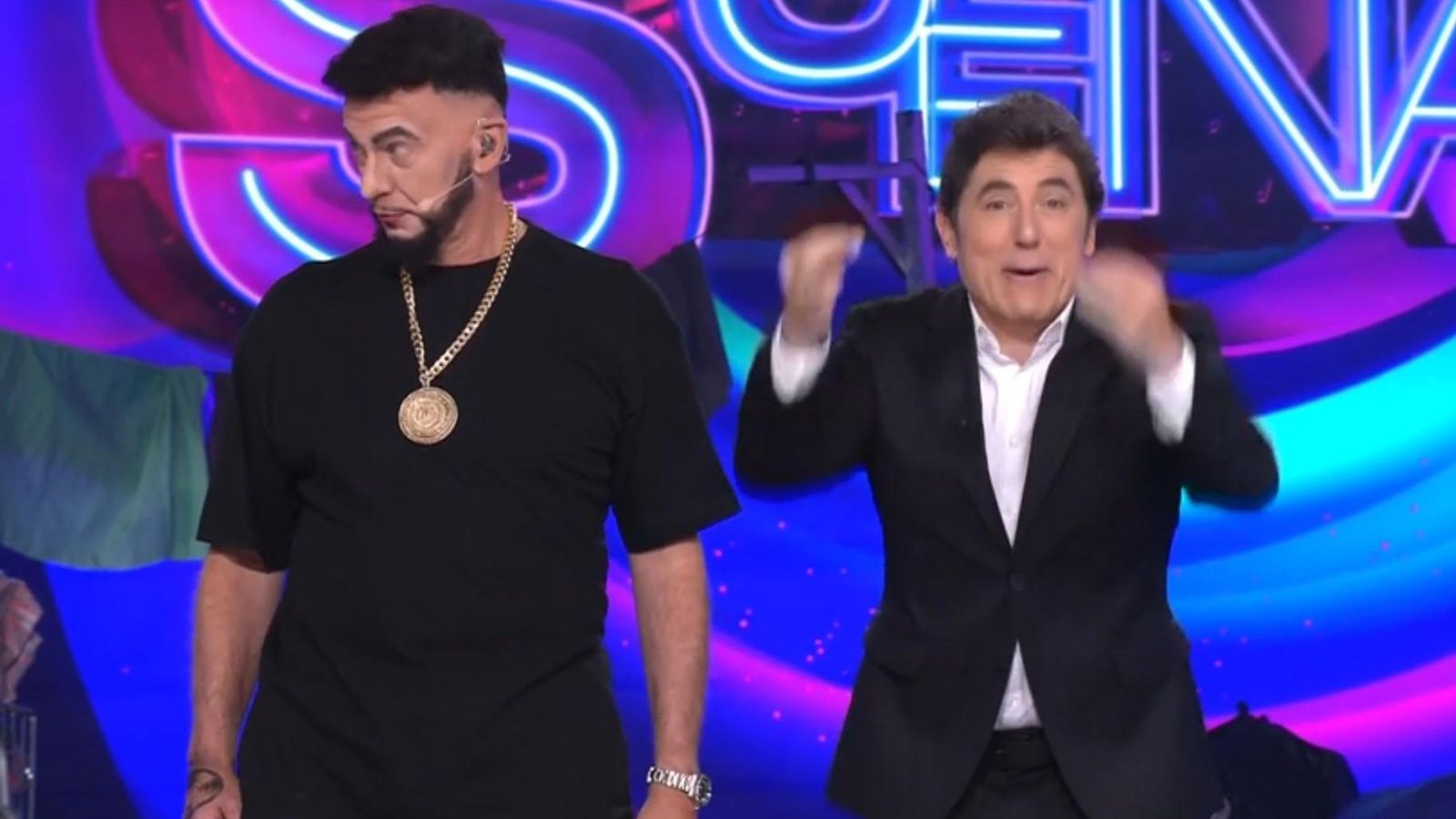 Bertín Osborne y Manel Fuentes en 'Tu cara me suena'