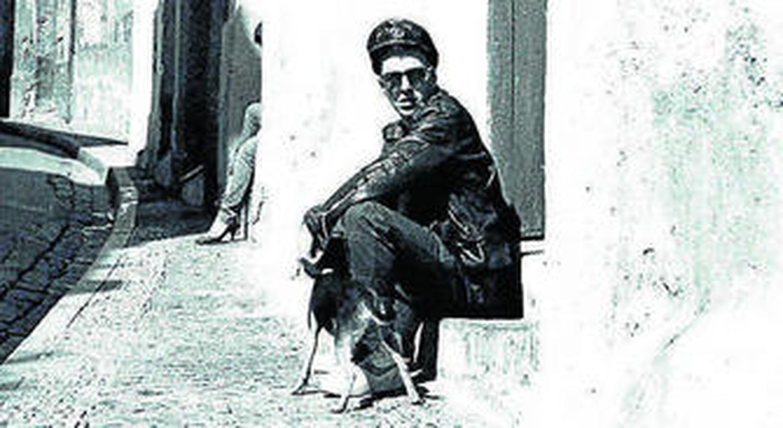 Joe Strummer en el Albaicín de Granada.