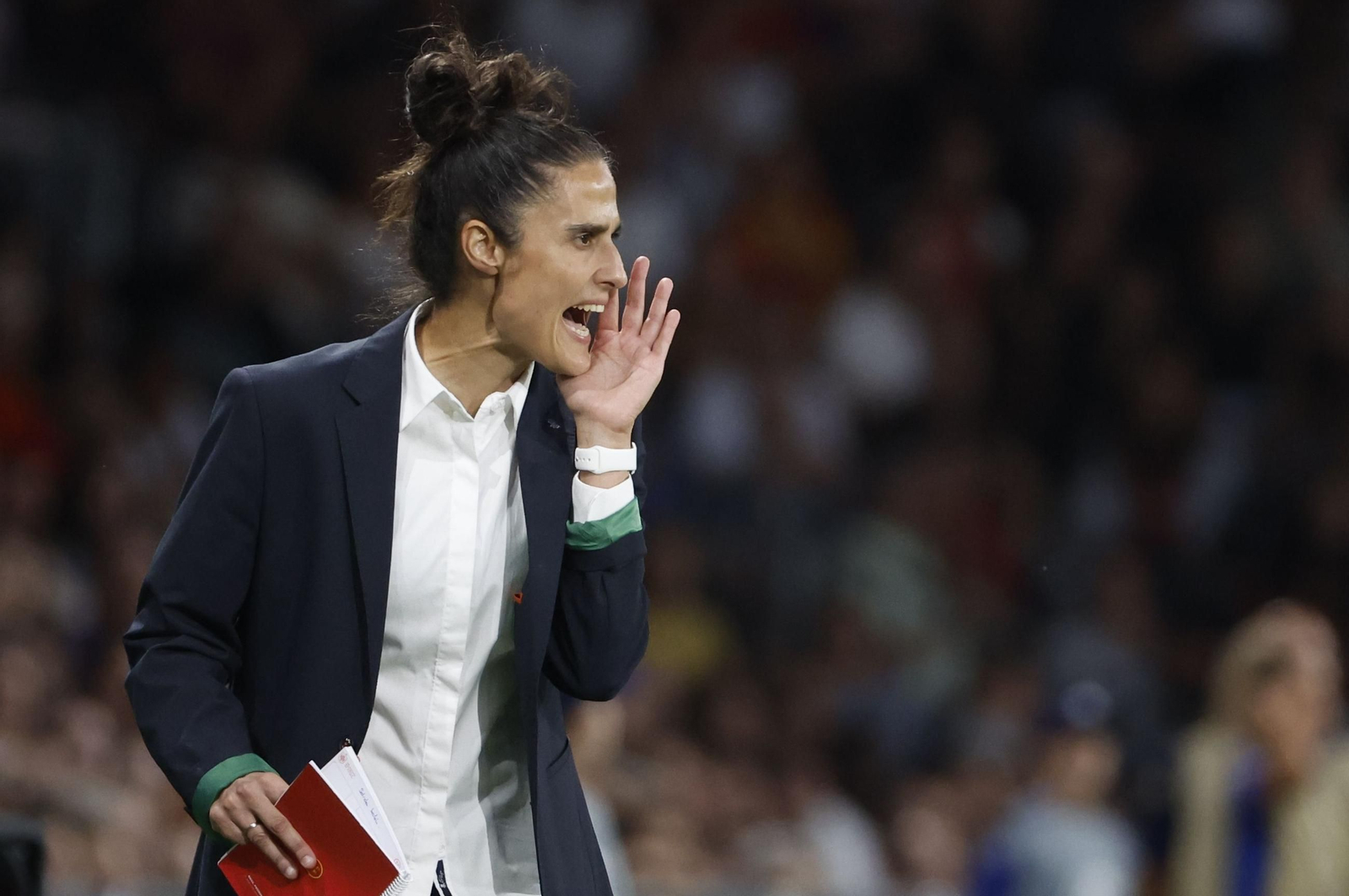 Las fotos del Italia - España de la Eurocopa femenina