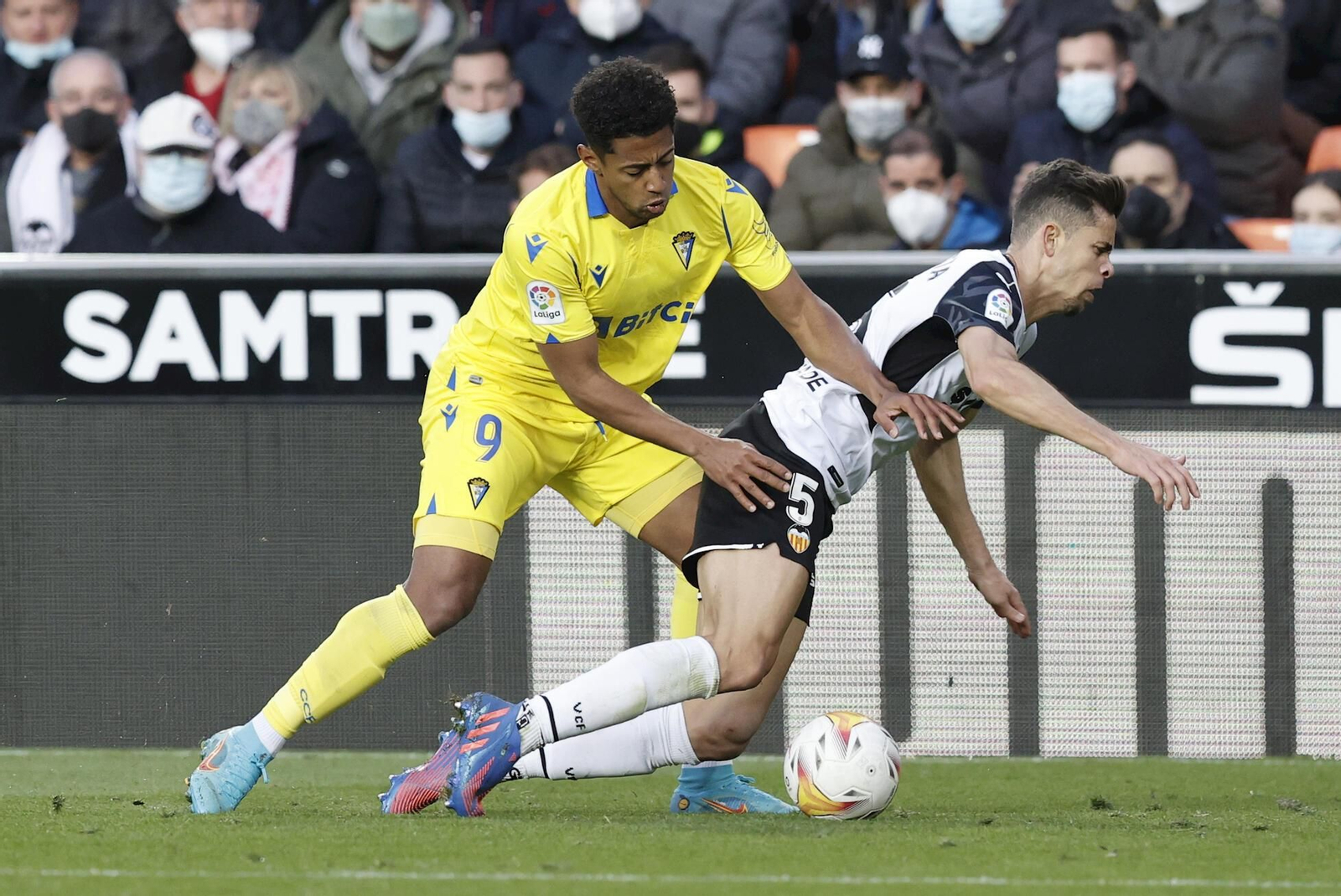 El Valencia-Cádiz, en imágenes