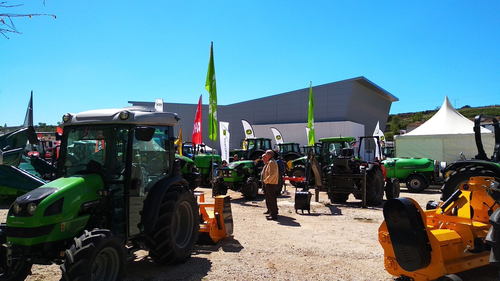Maquinaria agrícola expuesta en Terracultura 2019, última presencial.
