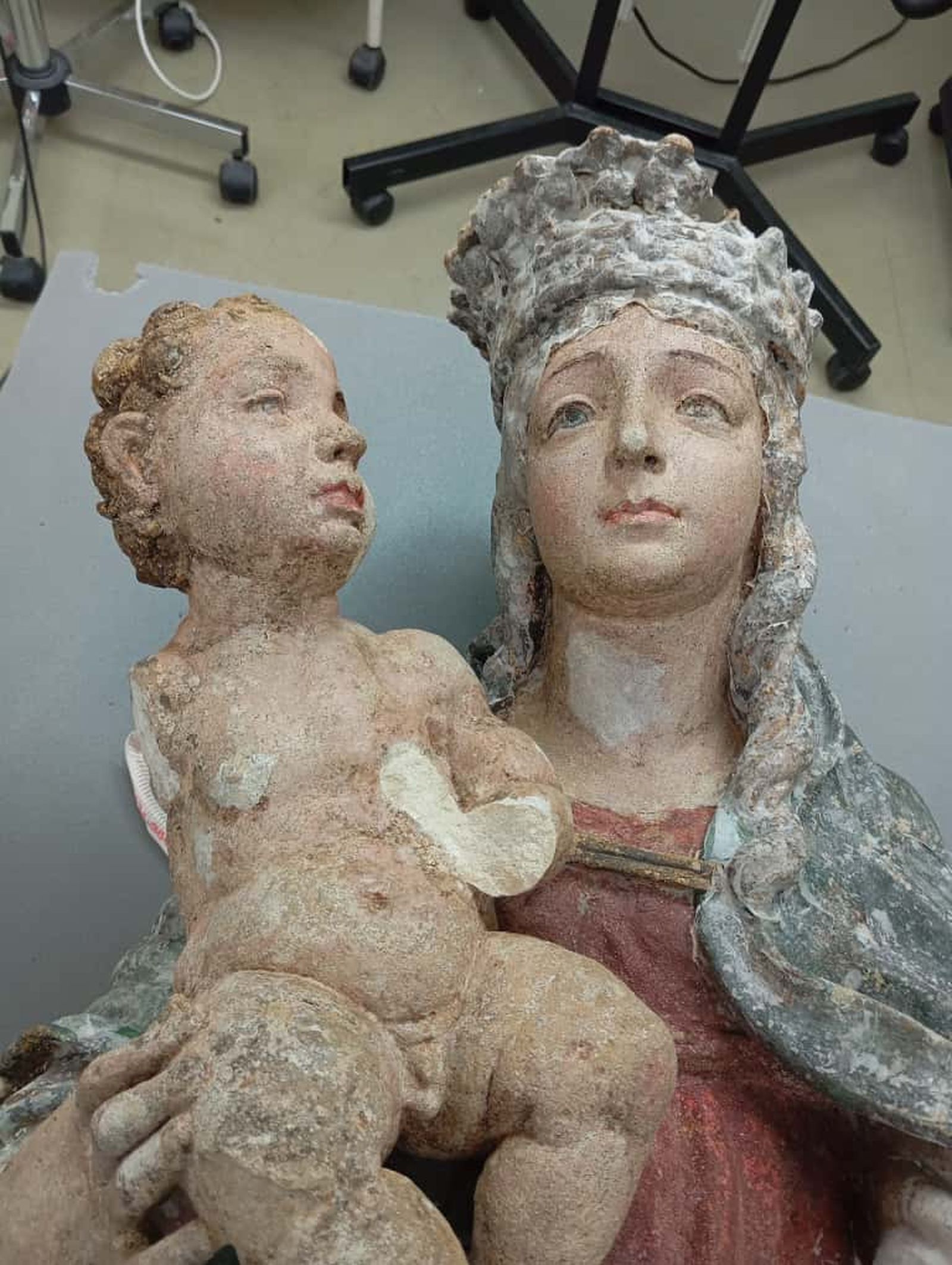 La imagen recientemente intervenida por el IAPH