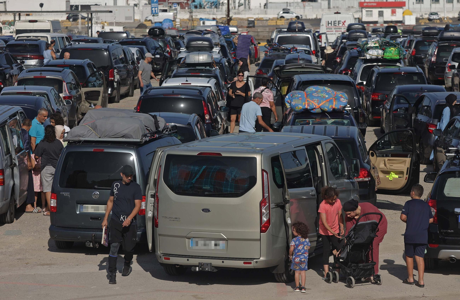 Fotos del primer sábado de agosto en la Operación Paso del Estrecho en Algeciras