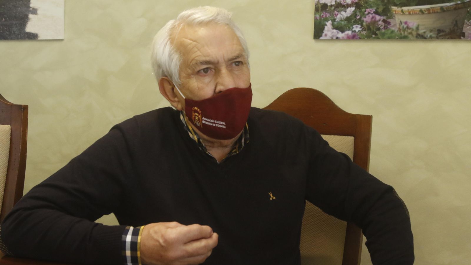 Un momento de la entrevista.