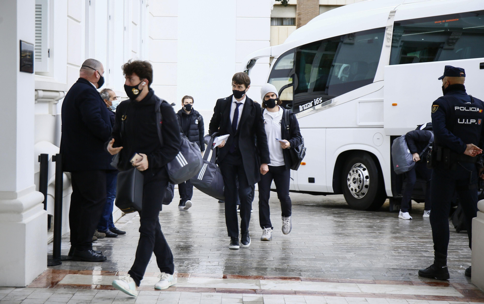 Las fotos del Real Madrid en Málaga para la Supercopa