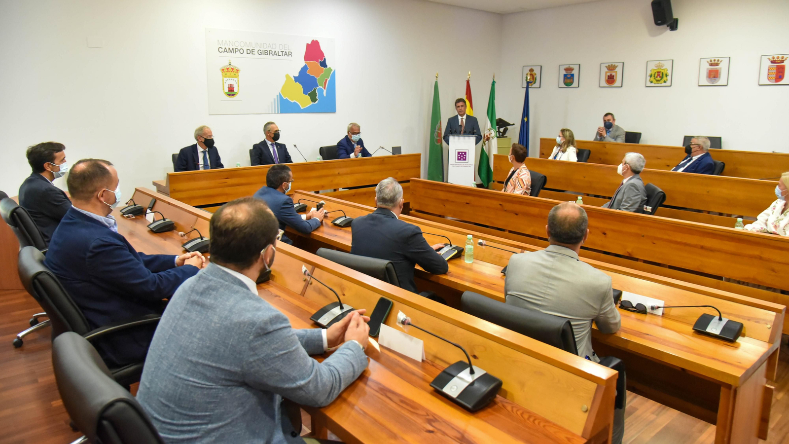 Las fotos de la entrega de la medalla de la Mancomunidad