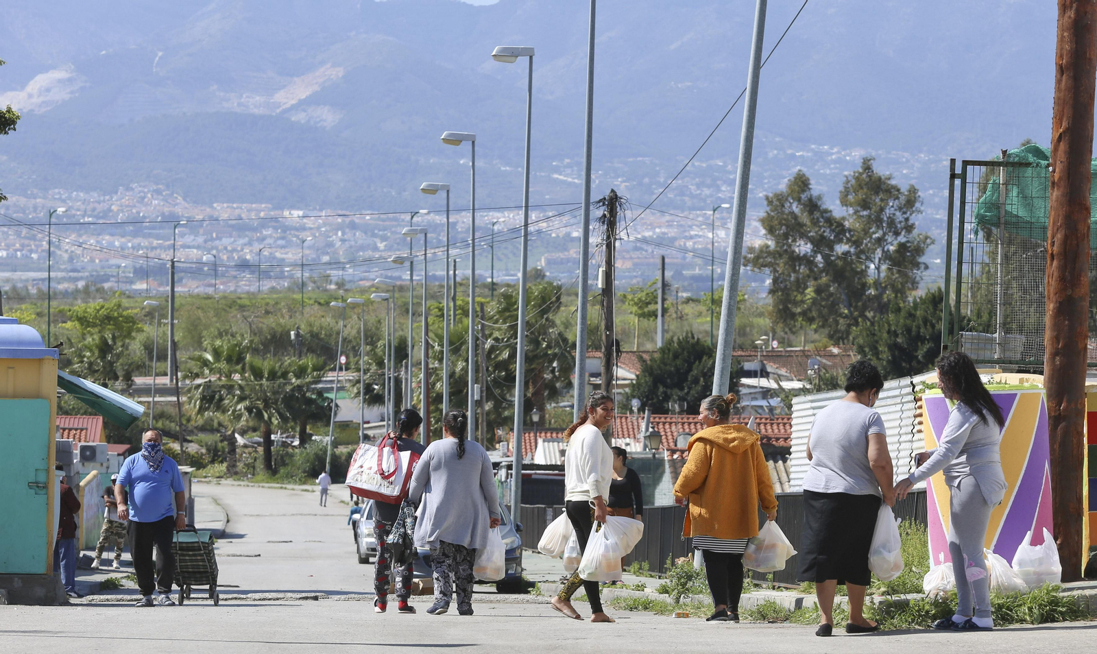 Coronavirus en Los Asperones de Málaga, en fotos