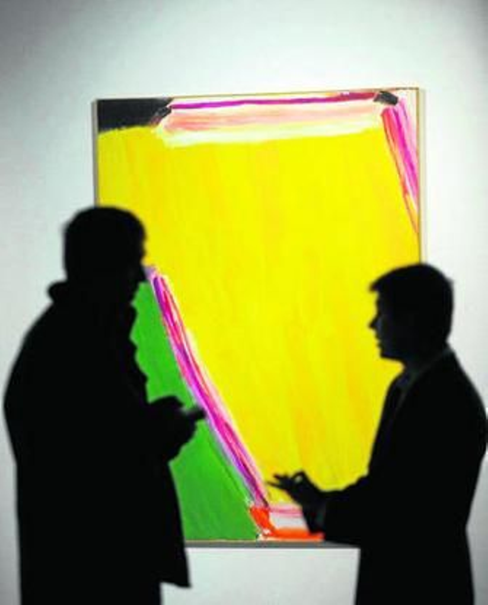 Una de las obras de 'La generación del entusiasmo', expuesta en Valencia.