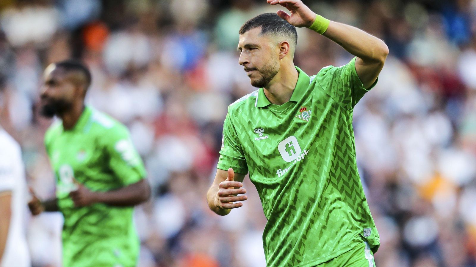 Guido, en un momento del partido en Valencia.