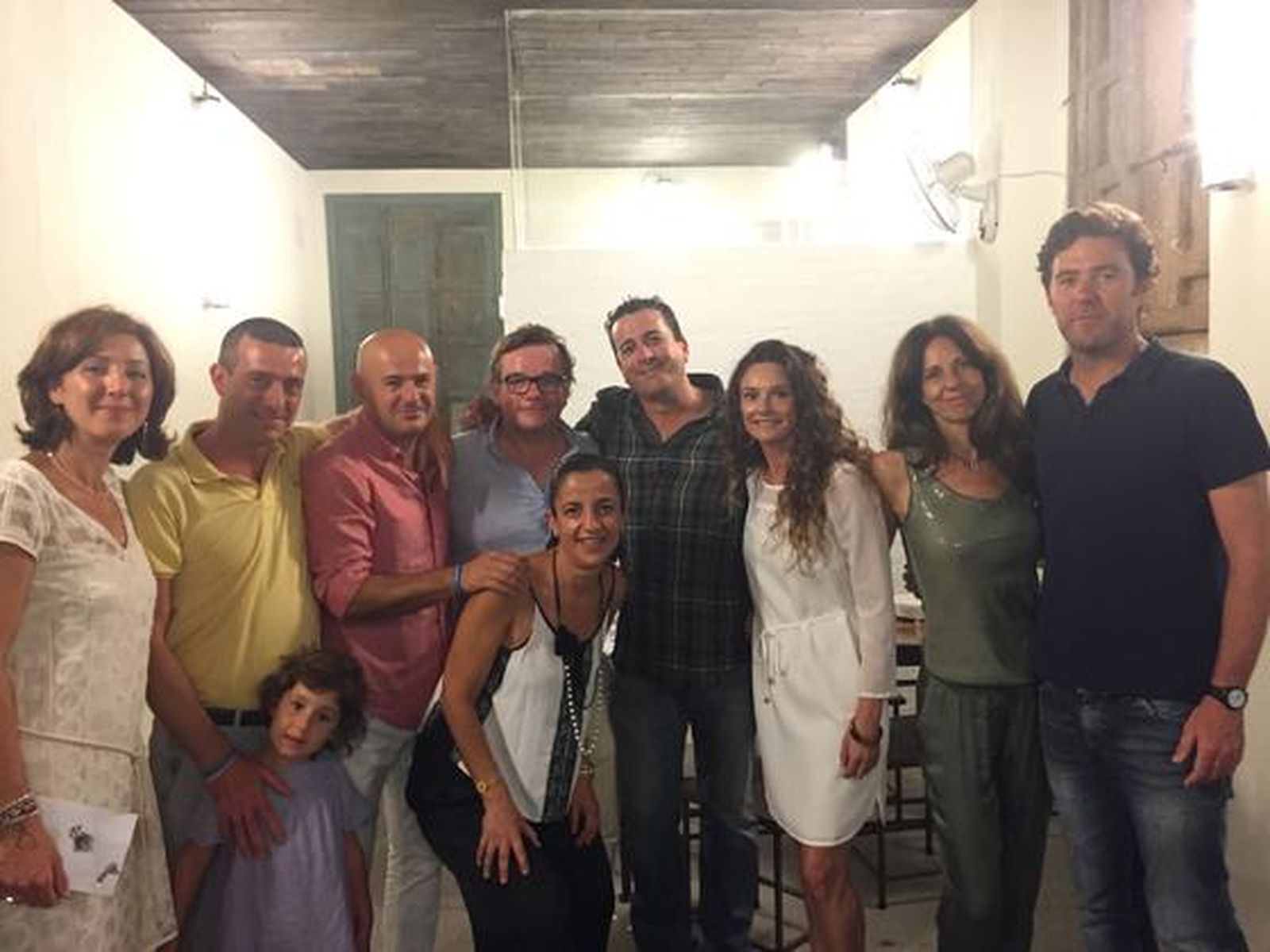 Inma Santana, Alberto y Dora Sánchez, Paco Domínguez, Christian Harhoff, Alicia Estévez, Jairo Vela, Aurora Martínez, Carolina Martín de Mora y Curro Ruibal.

Foto: Ignacio Casas de Ciria