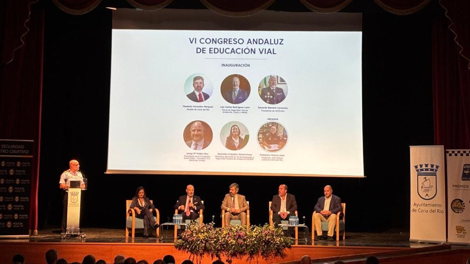 Luis Carlos Rodríguez durante la inauguración del Congreso de Atesvan