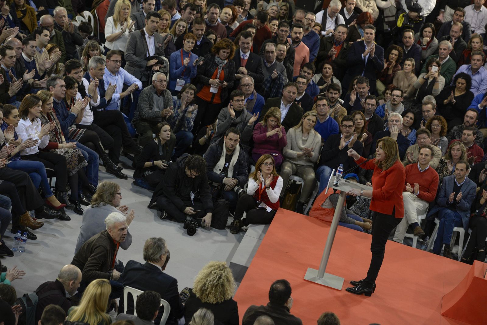 El acto de Susana Díaz con los alcaldes socialistas en Madrid