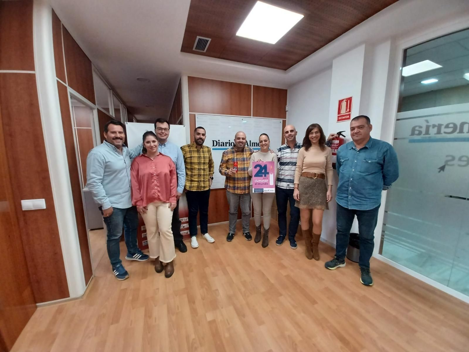 Los redactores de Diario de Almería se han sumado a la campaña.
