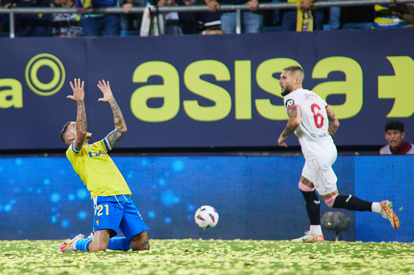 Imágenes del Cádiz-Sevilla