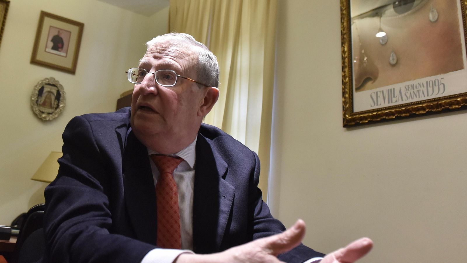 Francisco Vélez durante la entrevista.