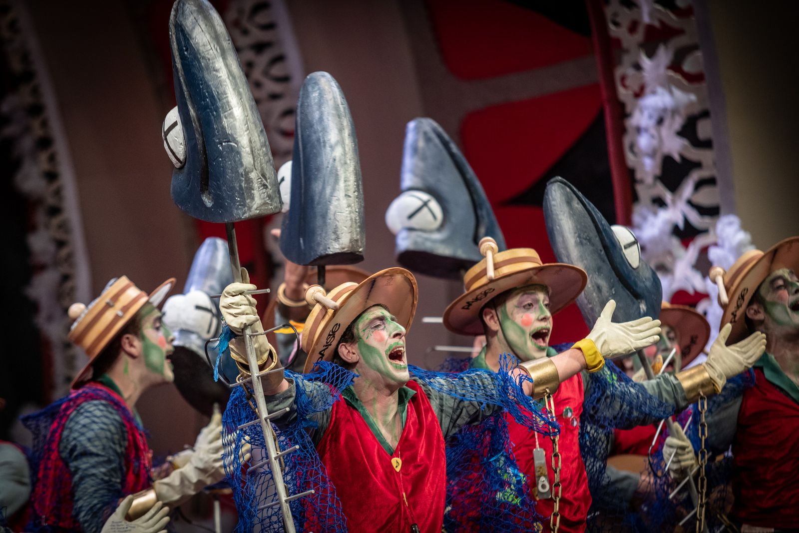 Chirigota 'Los fantasmibiris mamarrachibiris del templo de lass coplibiris'