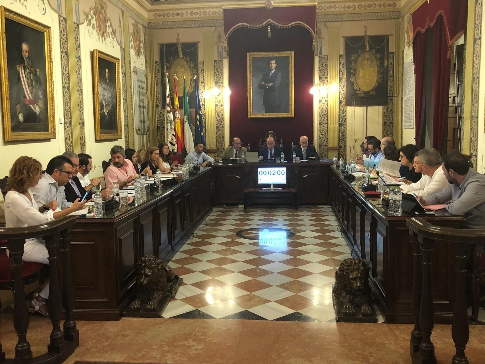 Pleno del Ayuntamiento de Antequera celebrado ayer