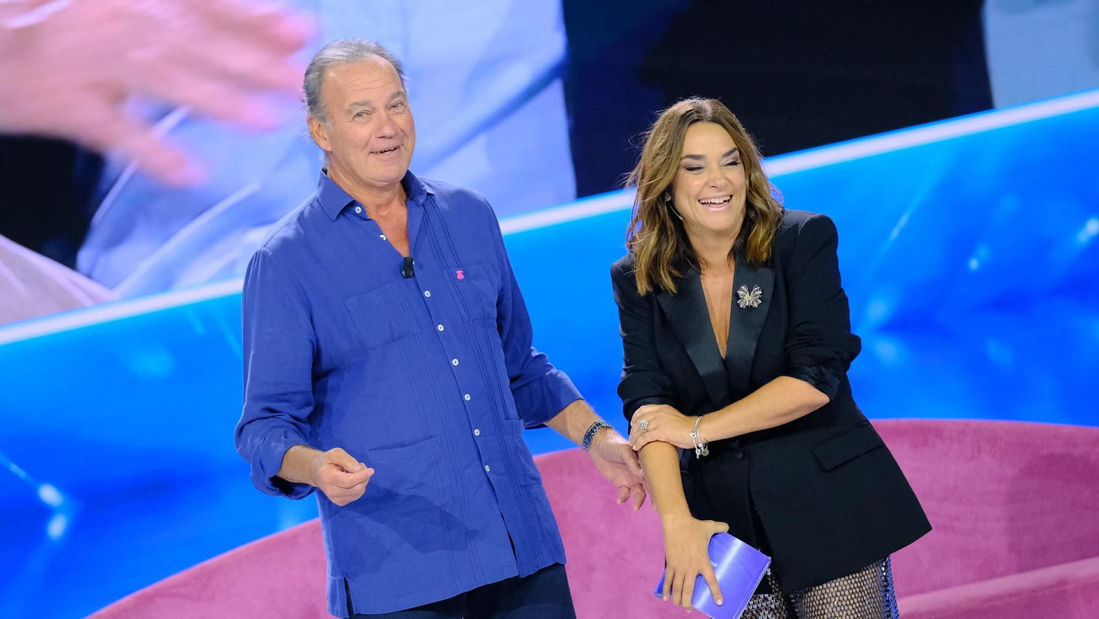 Bertín Osborne y Toñi Moreno en la presentación de la nueva temporada de Canal Sur el pasado septiembre