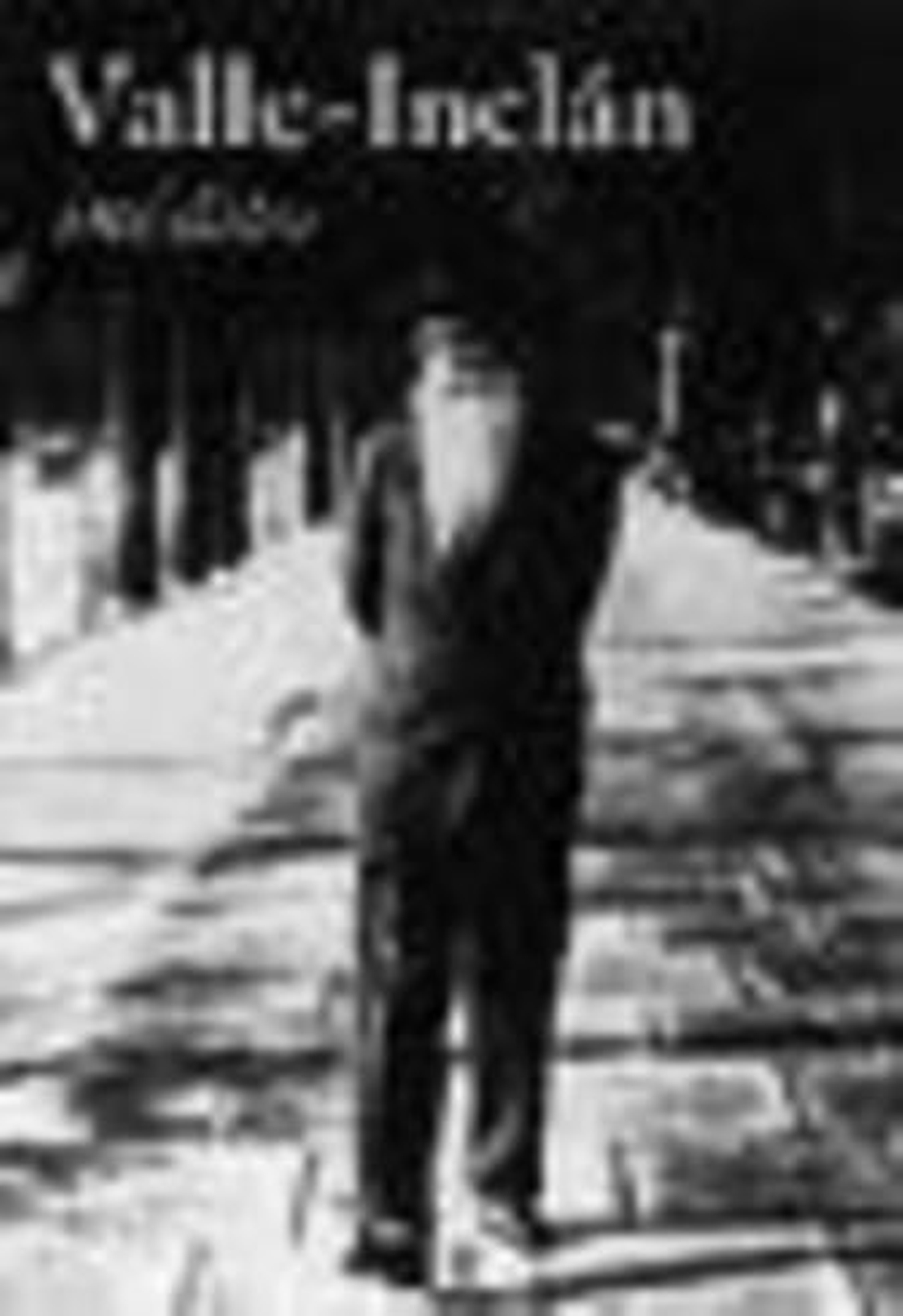 Clásica imagen, barbada y con quevedos, de don Ramón del Valle-Inclán.