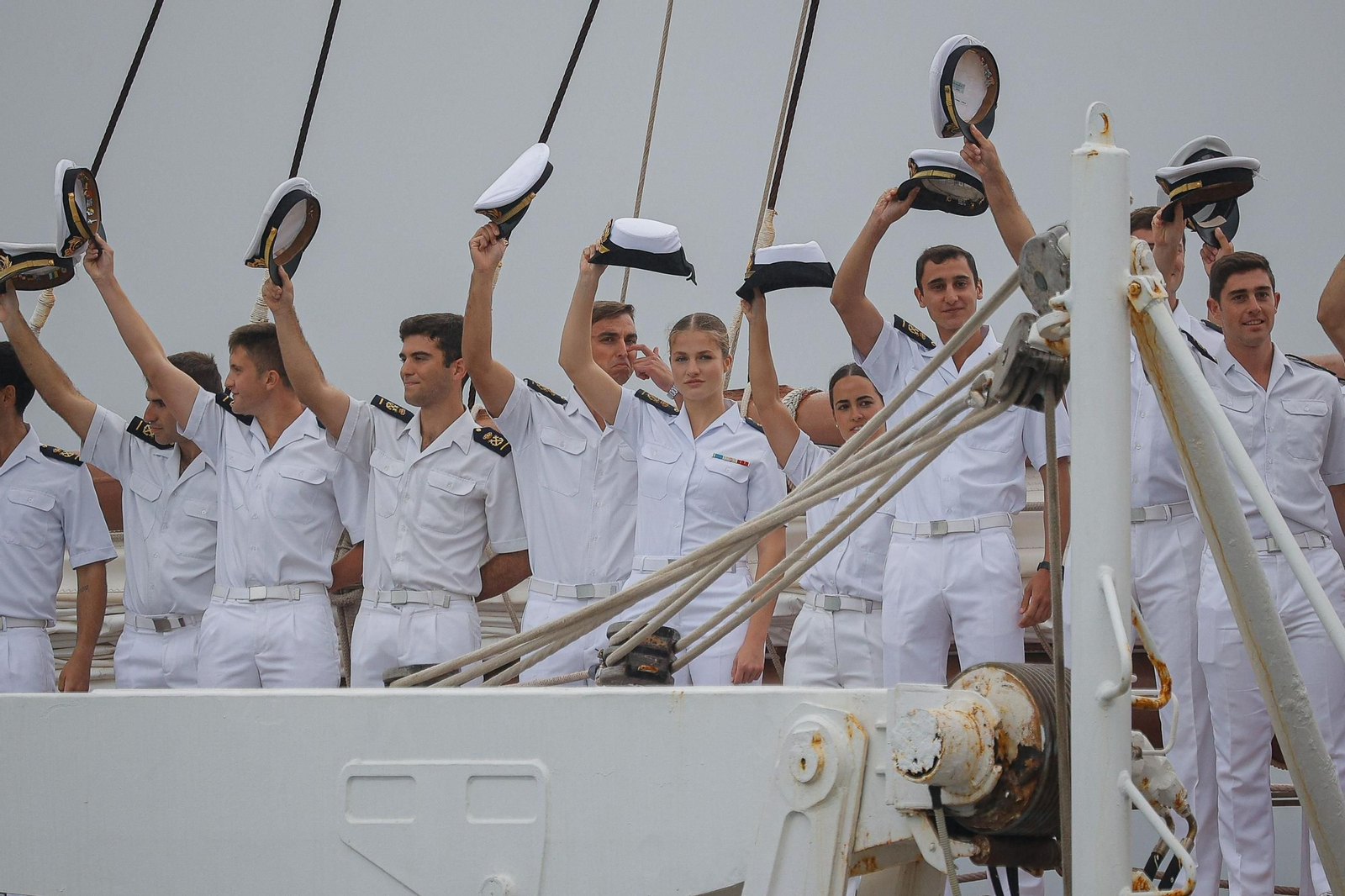Así terminó el crucero de instrucción de la princesa Leonor en el 'Juan Sebastián de Elcano'