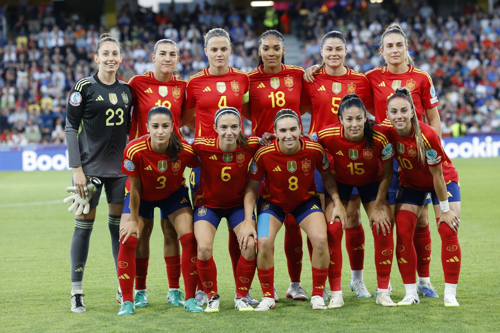 Las fotos del Italia - España de la Eurocopa femenina