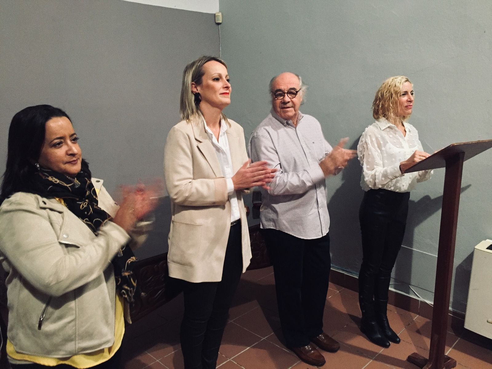 La entrega de premios.