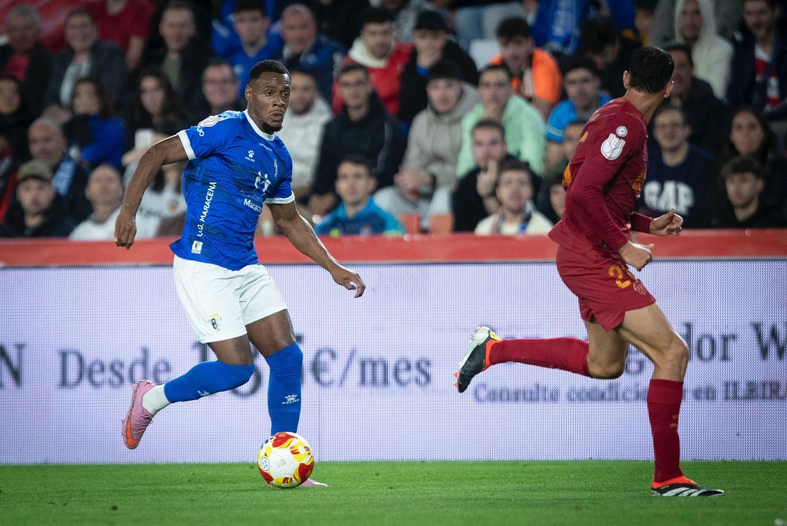 Las mejores imágenes del duelo copero entre UD Maracena y Valencia CF