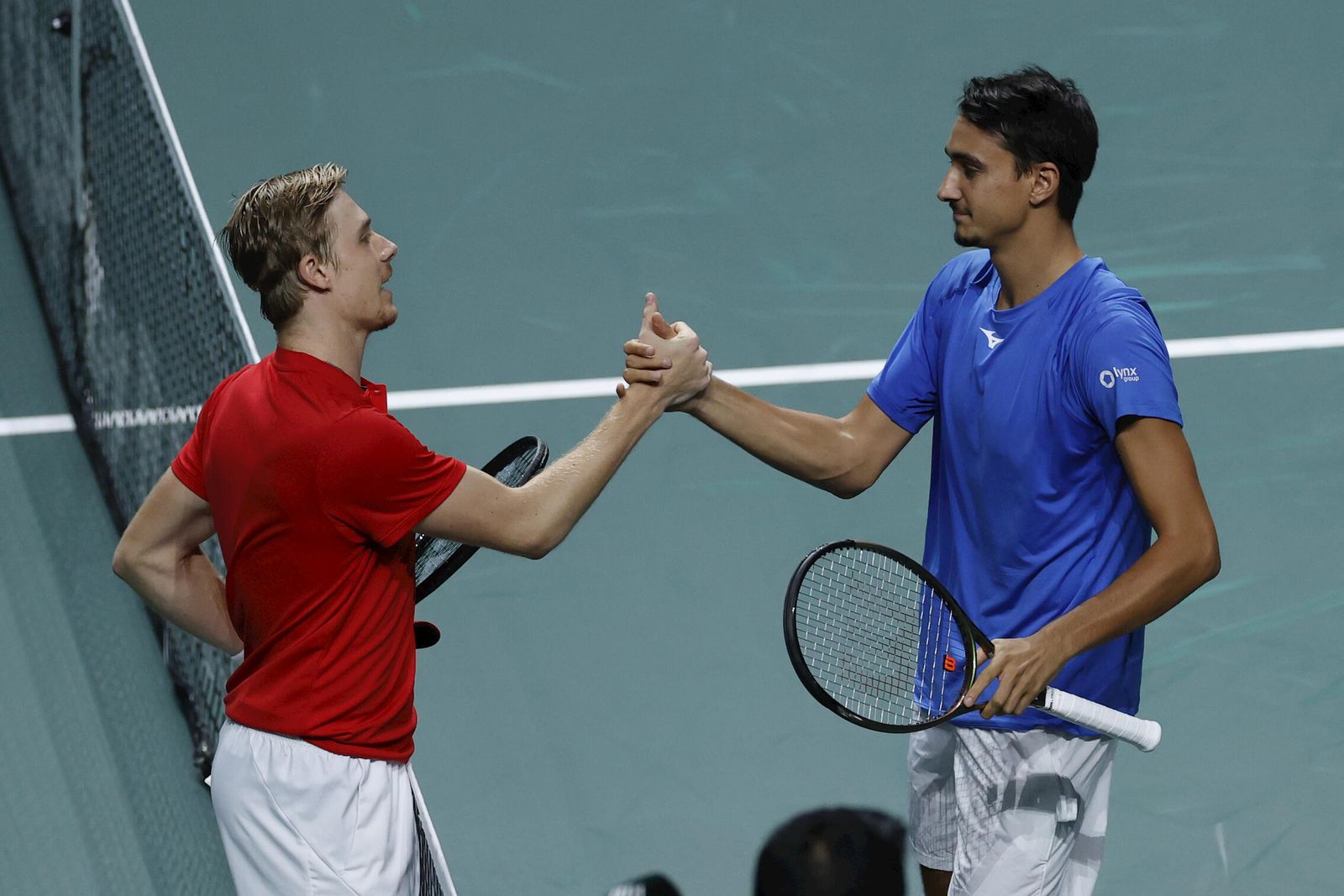 Denis Shapovalov - Lorenzo Sonego, en la Copa Davis de Málaga