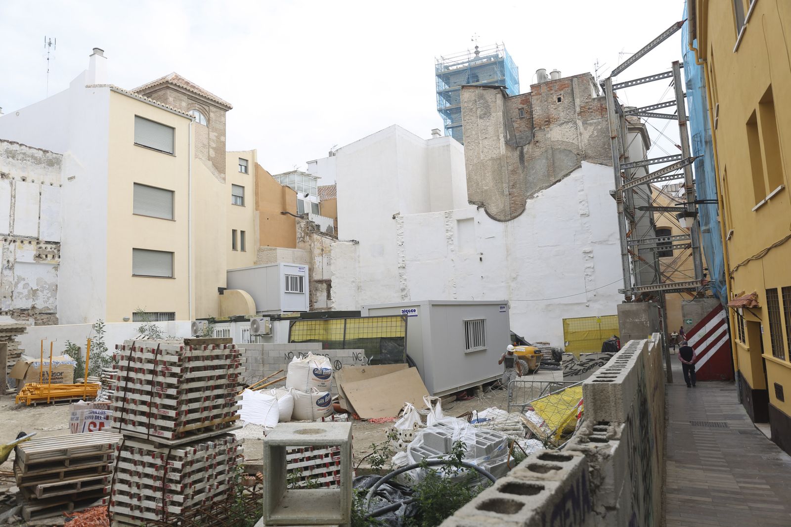 Parcela de Tomás de Cózar donde se plantea el nuevo hotel.